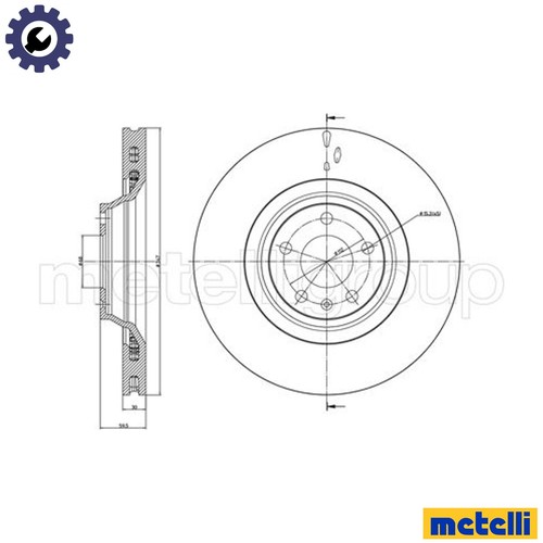 Brake disc 0868c for - 2x, 23-0868c