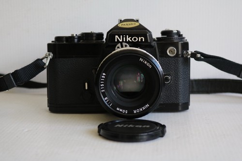 Nikon 35mm slr with - fe, 50mm
