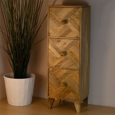 3 Drawer Marquet Cabinet |