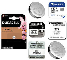 377 SR626SW AG4 SR66 Silver Oxide Watch Battery [ Select Brand & Quantity Req ]