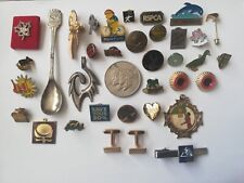 Collection Of Various Old Badges Etc.