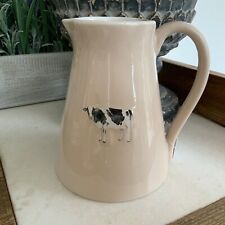 Cow Jug Milk Cream Ceramic Deep Cream Traditional Country Kitchen Stoneware