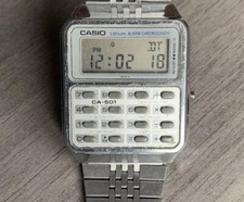 Vintage Casio Ca501 Calculator Watch Fully Works