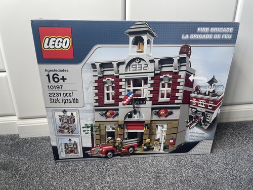 Lego modular buildings fire - lego,