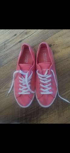 Lacoste sport pink white - lacoste, low