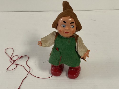 Vintage celluloid walking doll - walking,