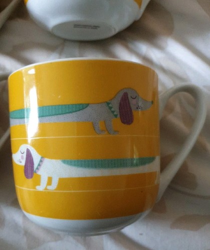 Sausage dog mugs large - sausage, 3