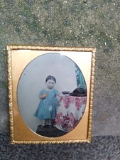 antique ambrotype tinted