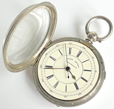 Silver cased chronograph - silver,