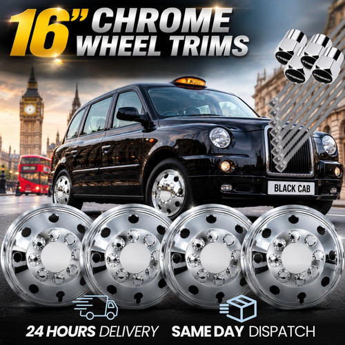 Black cab taxi - wheel, trims