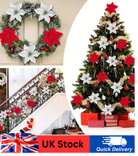 10X Christmas Large Poinsettia