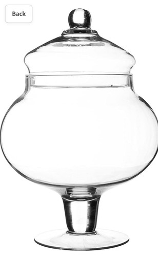 Candy glass storage bon - candy,