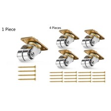 Degree Rotation Brass Casters