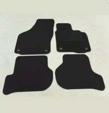 VW GOLF MK5 2004-2007 TAILORED FITS CAR FLOOR MATS IN BLACK CARPET. OVAL FIXING
