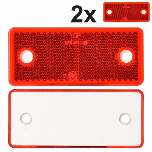 Rear red oblong - 2x,