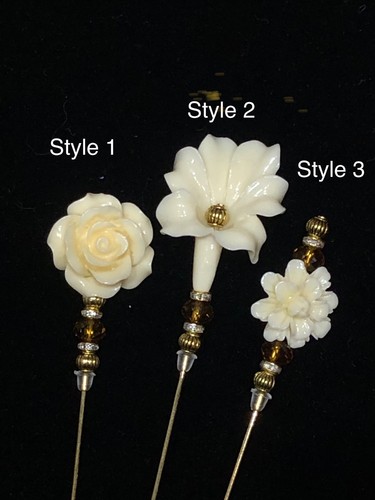 Handmade ivory flower