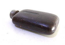 Small Antique Glass / Leather