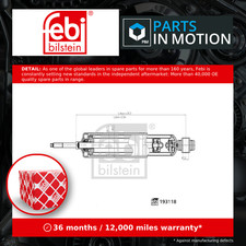 2x Shock Absorbers (Pair) fits
