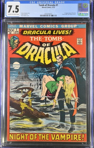 1972 tomb dracula 1 cgc - of,