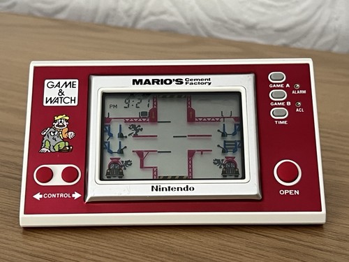 Nintendo game watch mario - nintendo, &
