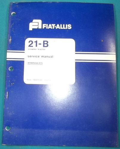 Fiat allis crawler - allis, 21-b