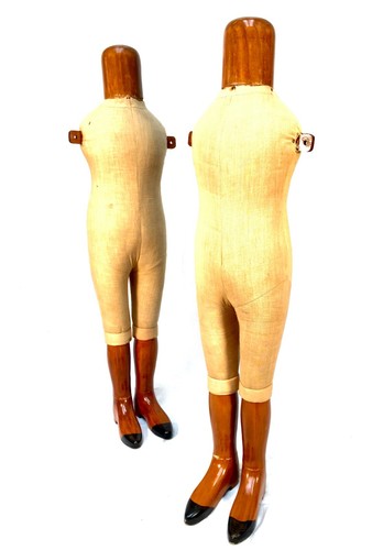 Pair antique advertising - of,