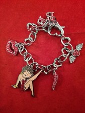 Betty Boop Charm Bracelet  Original Love Me Special Edition D