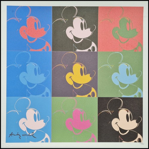 Andy warhol mickey - warhol, *