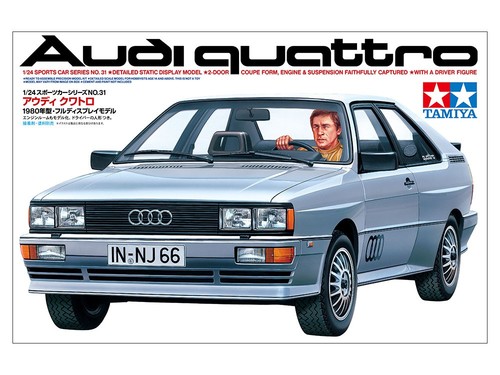 Tamiya audi quattro - audi,