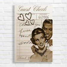 Vintage Retro Couple Sepia