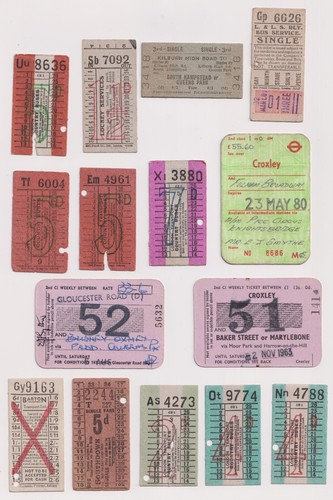 Vintage bus rail - uk, tickets