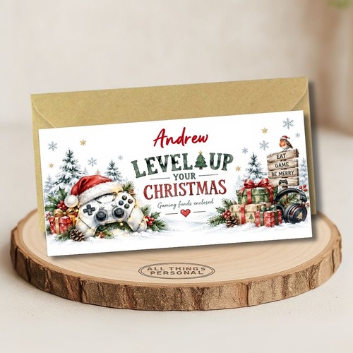 Personalised gamer christmas - personalised,