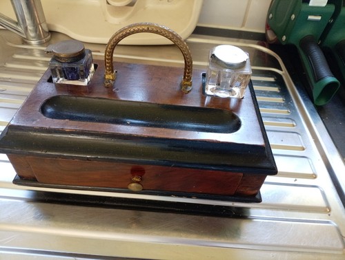 Vintage ink box with - box,