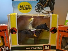 Britains Farm Black Beauty Horse & Rider Boxed, very  Rare