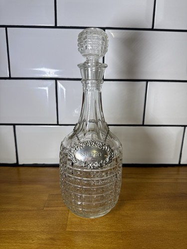 Vintage cut glass sherry - vintage,