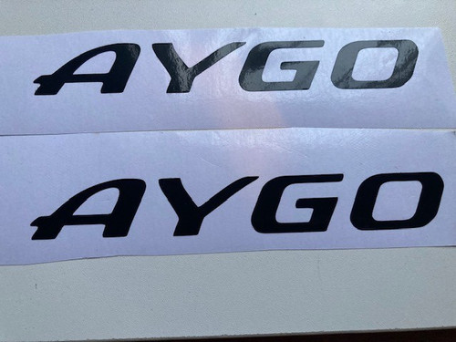 Toyota aygo decals - toyota,