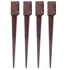 Fence Post Spikes 100mm Garden Post Decking PACKS