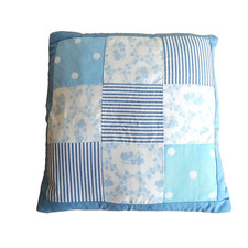 Handmade blue white - , cottage