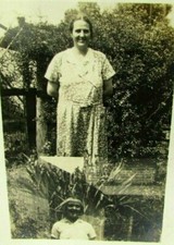 1930s Vtg B&W Photo Double