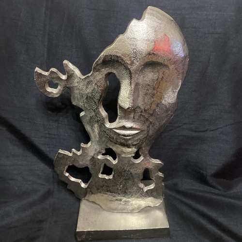 Large metal aluminium abstract - large,