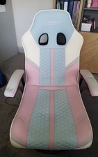  USED X Rocker Adrenaline V3 Bluetooth Audio Gaming Chair Pink - Cable Included