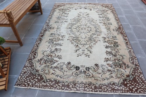 Vintage turkish large rug - large,
