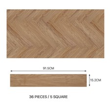 1/5m² Floor Planks Tiles Self