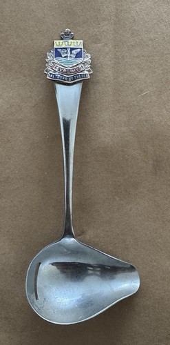 Vintage souvenir cream ladle - vintage,