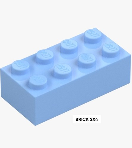 Lego brick light royal - brick,