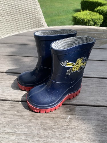 Size blue tractor child - 3,