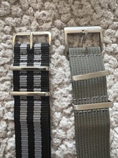 2x NATO 24mm Watch Straps Military Style