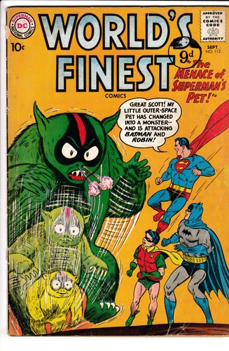Worlds finest comics 112 gd - comics, #112,