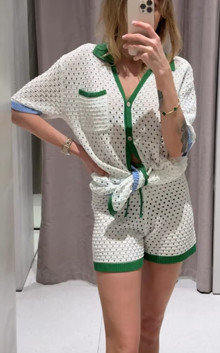 Zara womens sold out cutwork