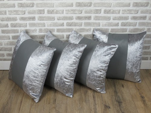 Grey faux leather - grey, &